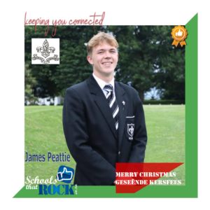 Head of School 2026 - Hilton College delighted