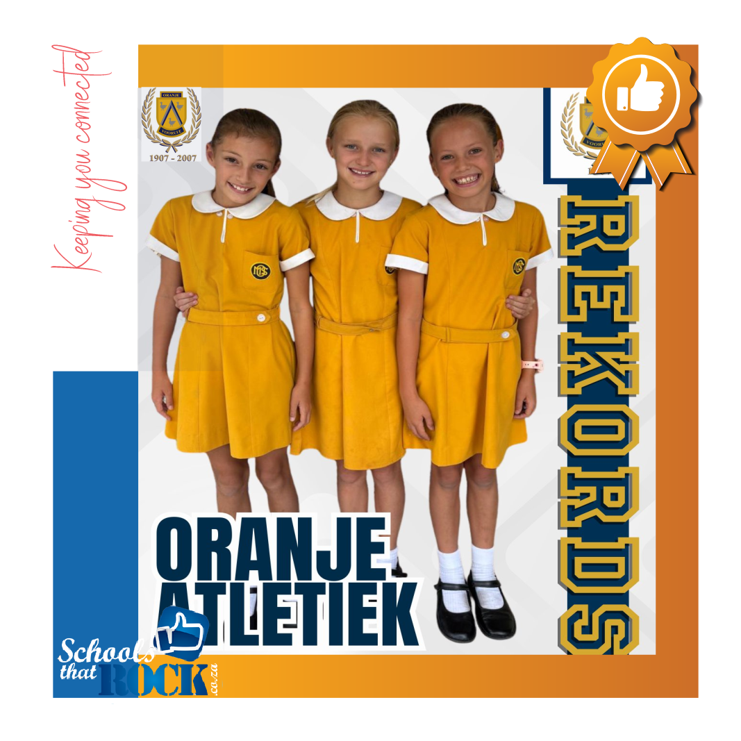 Atletiek Rekords 2026 - Primêre Meisieskool Oranje skitter