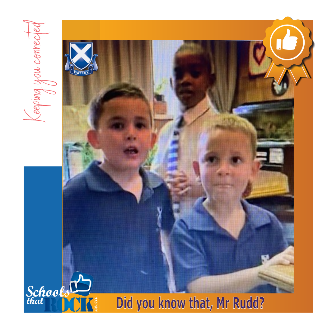 Grade 1's teach Headmaster - St Andrew's School Bloemfontein