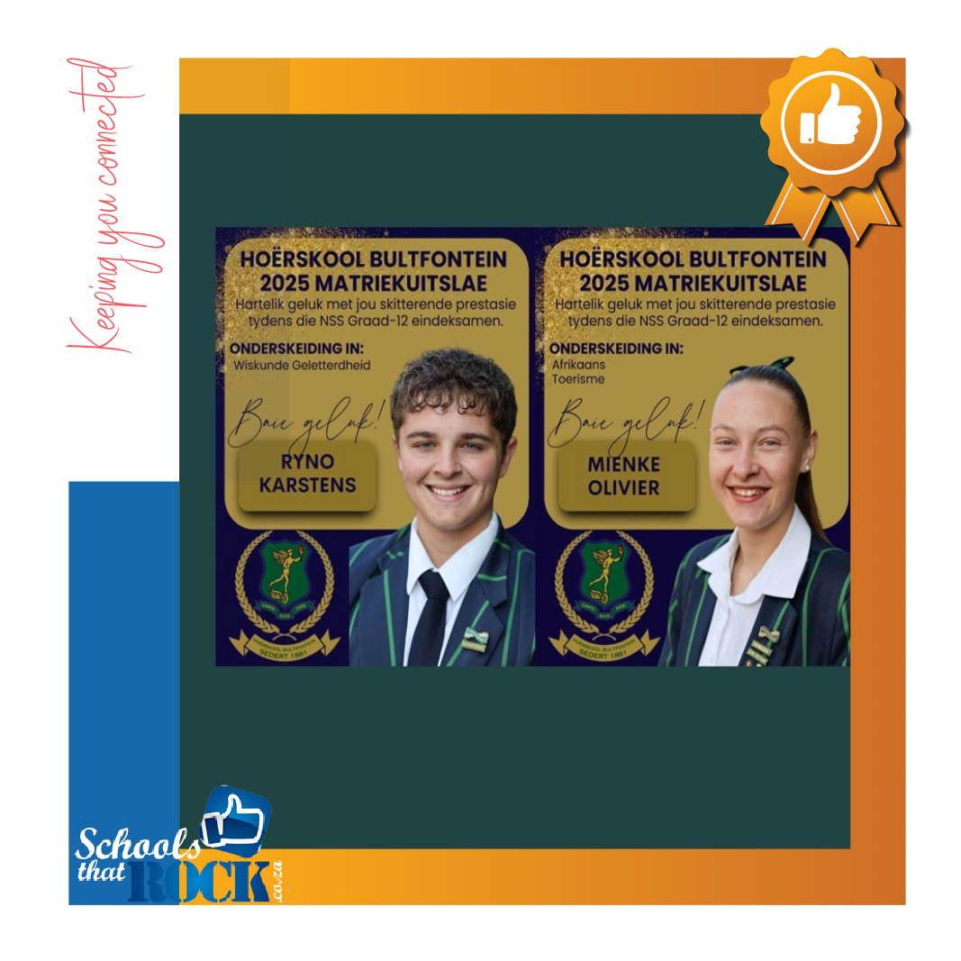 Matriekklas van 2025 – Hoërskool Bultfontein