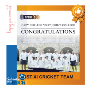 School Boys' Cricket - Grey College shines in Johannesburg!
