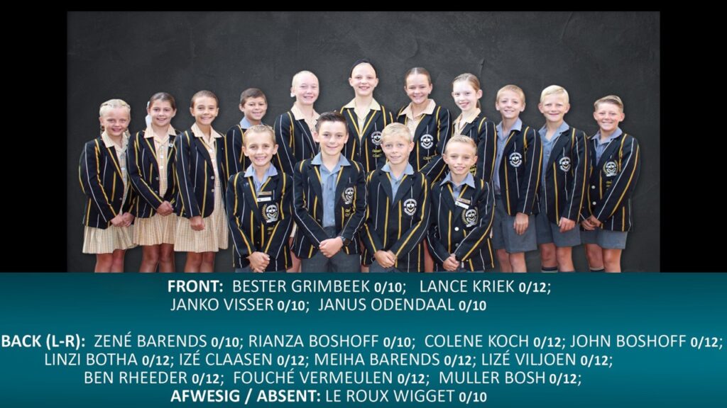 Tennisspelers skitter - Laerskool Truida Kestell