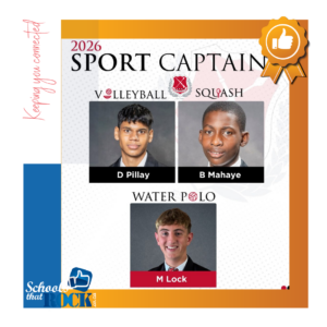 Captains 2026 - Maritzburg College Delighted