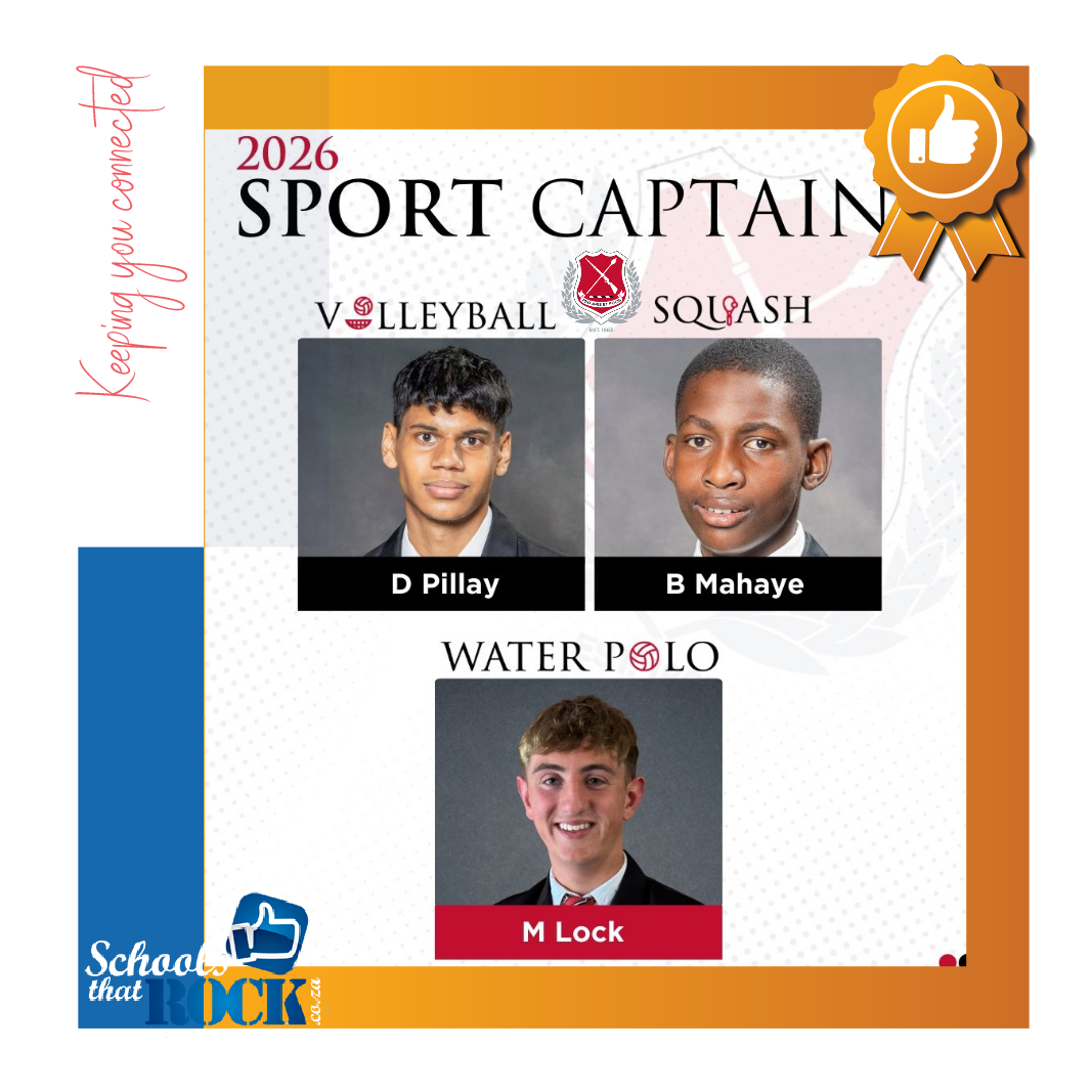 Captains 2026 – Maritzburg College Delighted