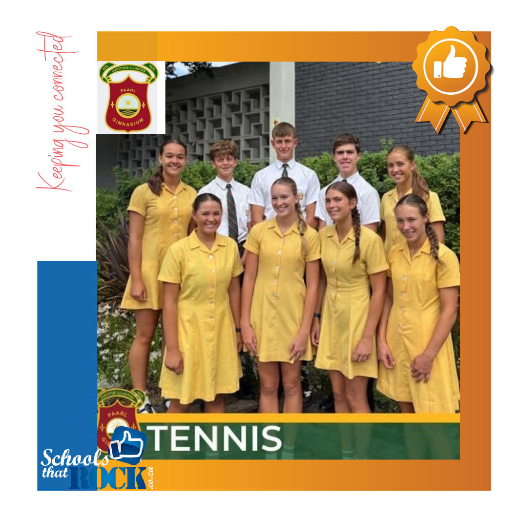 Cavaliers-tennisproewe - Hoërskool Gimnasium Paarl blink uit