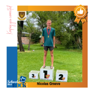 Noordwes Triathlon - Hoërskool Wesvalia-atleet skitter