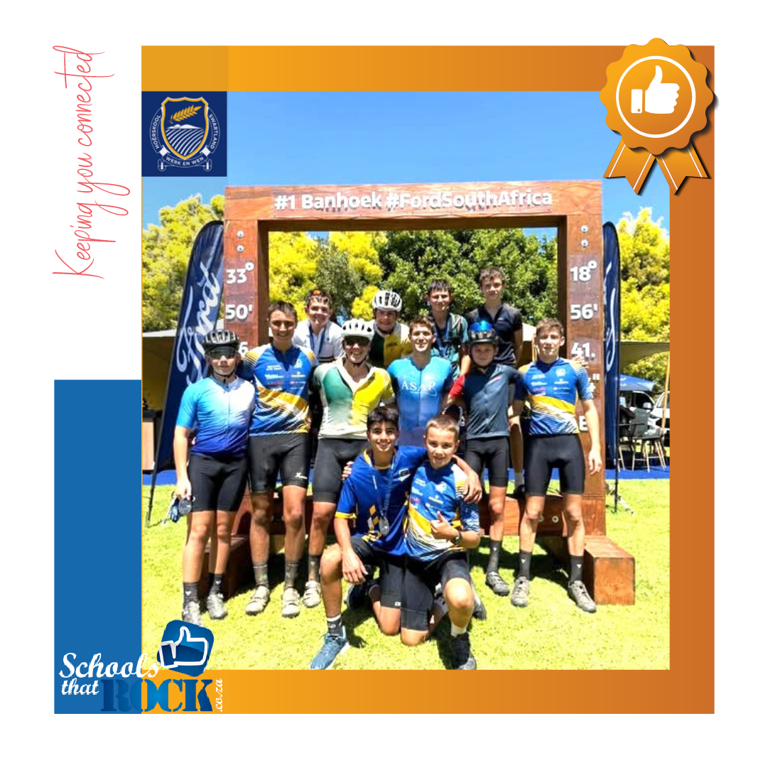 Rockie MTB-Fietsryspan - Hoërskool Swartland vasbyt
