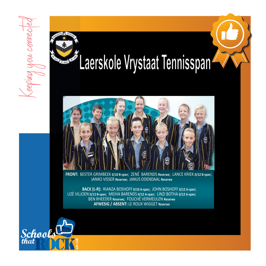 Tennisspelers skitter – Laerskool Truida Kestell