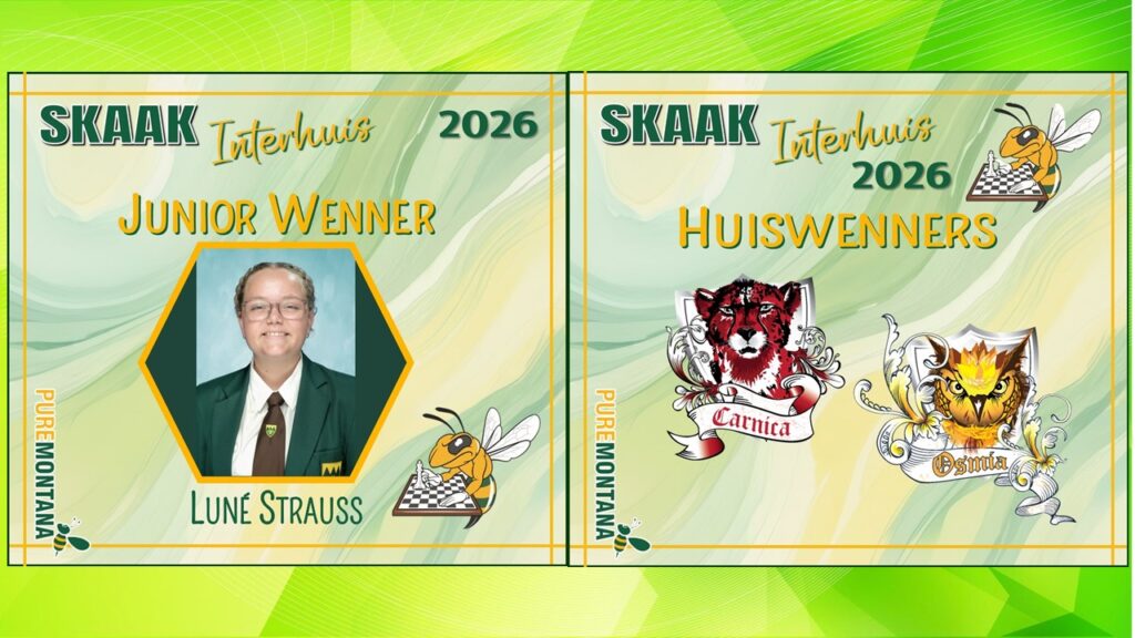 Interhuis Skaaktoernooi - Hoërskool Montana