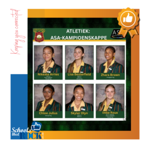Boland Atletiekspan - Hoërskool Gimnasium Paarl baie trots