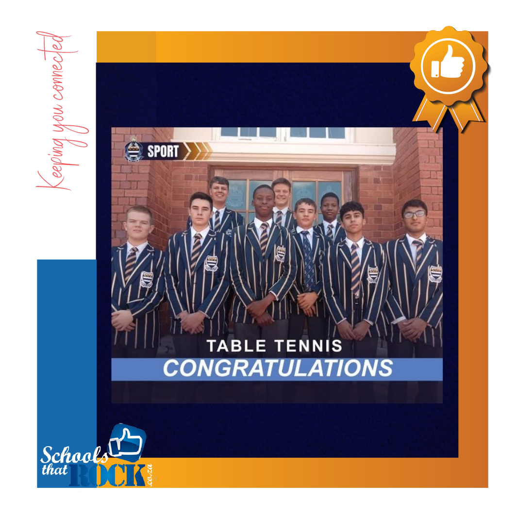 Caleb Motshabi Table Tennis – Grey College superior results