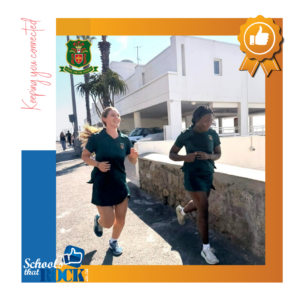 Camps Bay Fun Run - Camps Bay High School excellent support