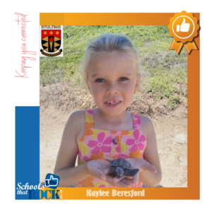 Caring for our environment - Stulting Primary proud of Kaylee