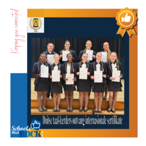 Duitse Taaldiploma - Hoër Meisieskool Oranje