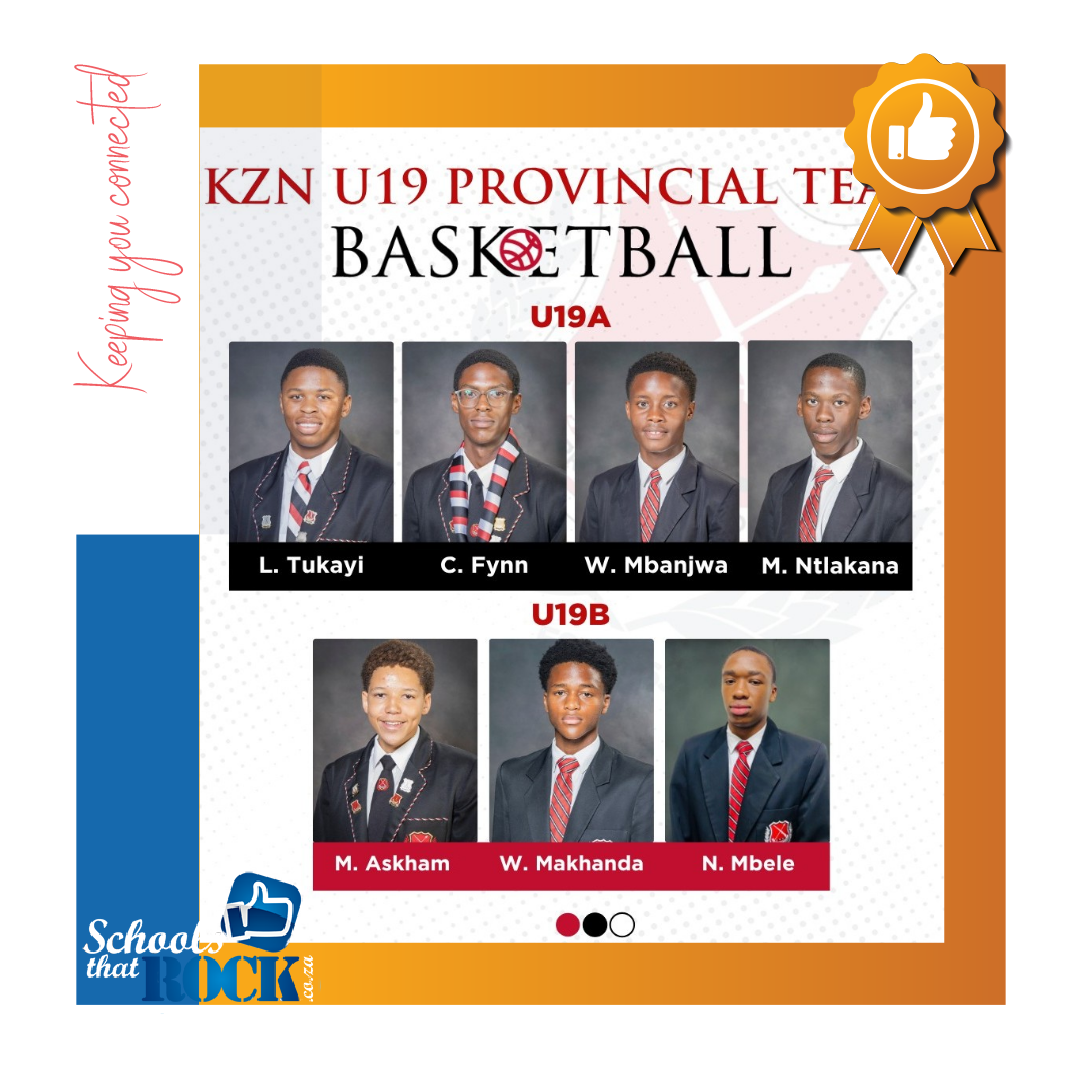 KZN U19 Basketball teams – Maritzburg College number one