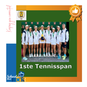 Tennisspan - Hoër Meisieskool Oranje blink uit