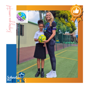 U13 Girls Soccer - Pretoria Primary Schools' Antonia outstanding