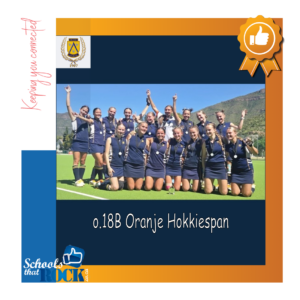 Union-Hokkie-Toernooi - Hoër Meisieskool Oranje blink uit