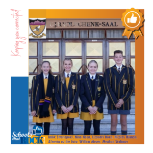 Biathle Triathle Laser Run - Hoërskool Outeniqua atlete skitter