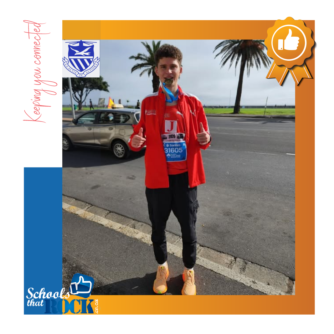 Cape Town Marathon – Hoërskool Punt trots op Dian Barkhuizen