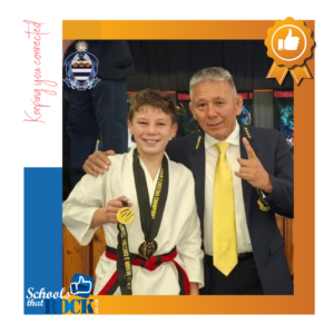 Cheetah Karate Tournament - Grey College Primary proud of Keith