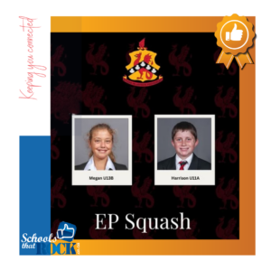 EP squash representatives - Kingswood College delighted