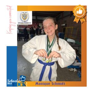 JKS Karate SA Kampioenskappe - BVHS trots op Monique