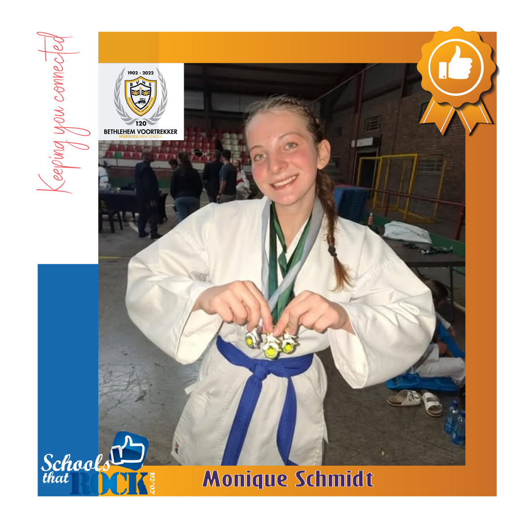 JKS Karate SA Kampioenskappe – BVHS trots op Monique
