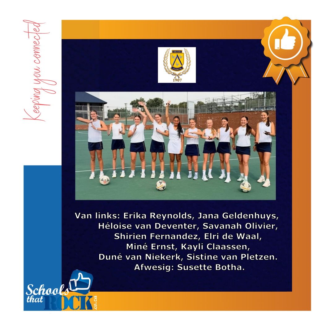 Netbalskeidsregters – Hoër Meisieskool Oranje blaas die fluitjie