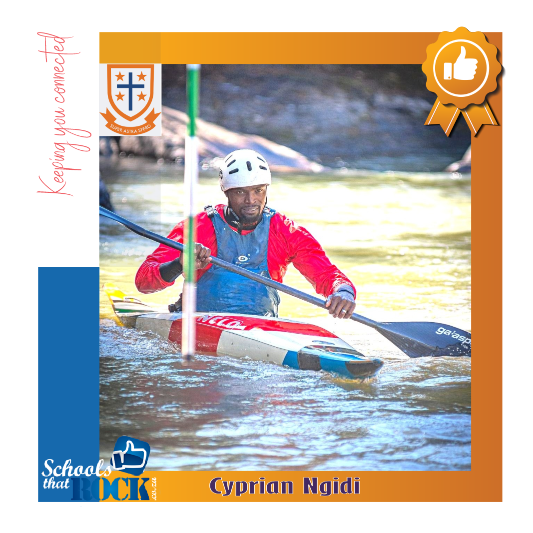 Olympic paddler Cyprian Ngidi – Treverton College slalom paddling