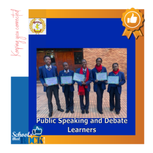 Public Speaking and Debate - Bergsig Academy learners shine
