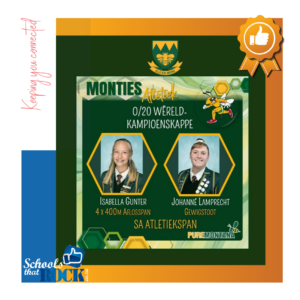 Wêreldkampioenskappe Atletiek - Hoërskool Montana