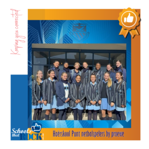 Wes-Kaap Netbalproewe - Hoërskool Punt loop oor van trots