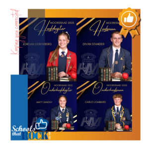 Hoof- en Onderhoofleiers 2024/25 - Hoërskool Hans Moore